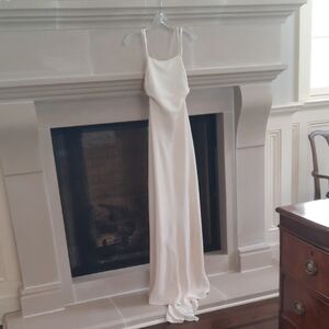 J. Crew Ivory Evening Gown - NO LABEL